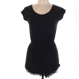 Mimi Chica Pom Trim Romper Size-Small